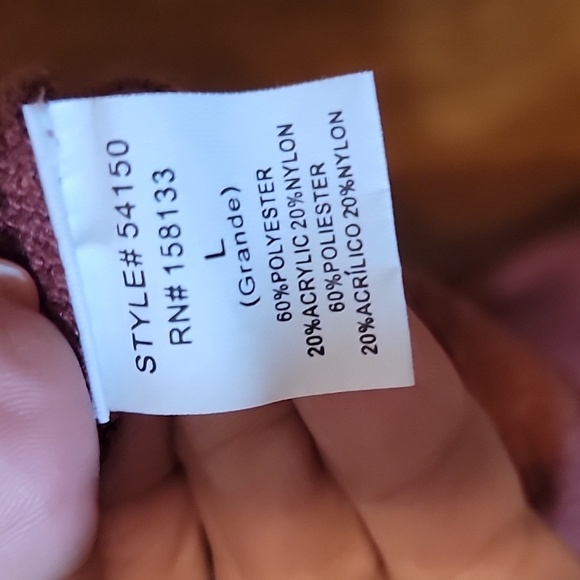 Staccato Rust Ribbed Sweater - Picture 4 of 4